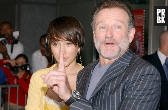 Zelda Williams avec son père, l'acteur Robin Williams, qui s'est suicidé le 11 août dernier.