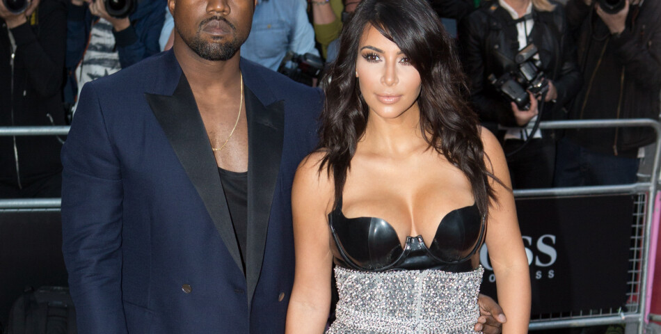 Kim Kardashian et Kanye West aux GQ Men of the Year Awards le 2 septembre 2014 à Londres