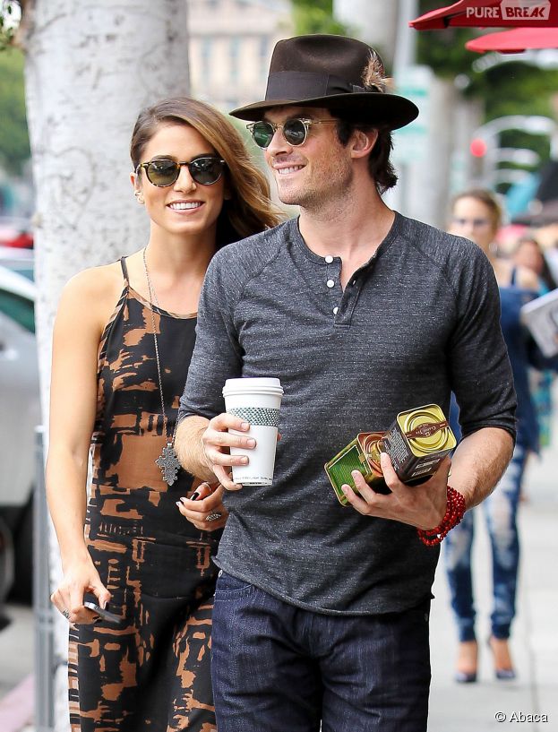 Ian Somerhalder et Nikki Reed amoureux à Los Angeles le 8 septembre 2014