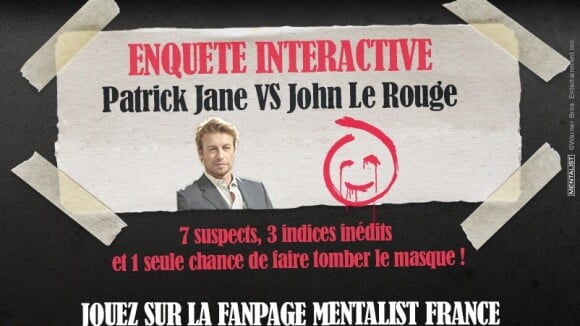 Mentalist saison 6 : TF1 lance une chasse interactive pour traquer John le Rouge