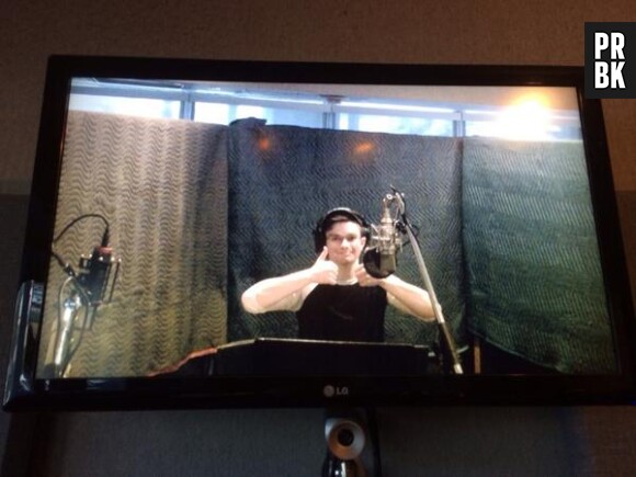 Glee saison 6 : Chris Colfer en studio