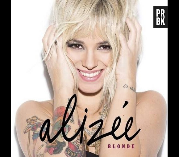 Alizée blonde pour la pochette de son single en mars 2014