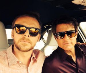 Mission Impossible 5 : Simon Pegg et Tom Cruise sur le tournage
