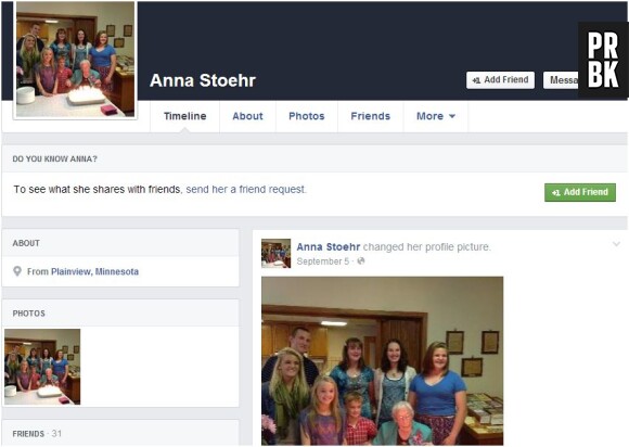 Anna Stoehr, une centenaire sur Facebook