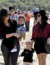 Kim Kardashian, Kanye West, North et toute la famille Kardashian à la recherche d'une citrouille pour Halloween, le 18 octobre 2014 à Los Angeles