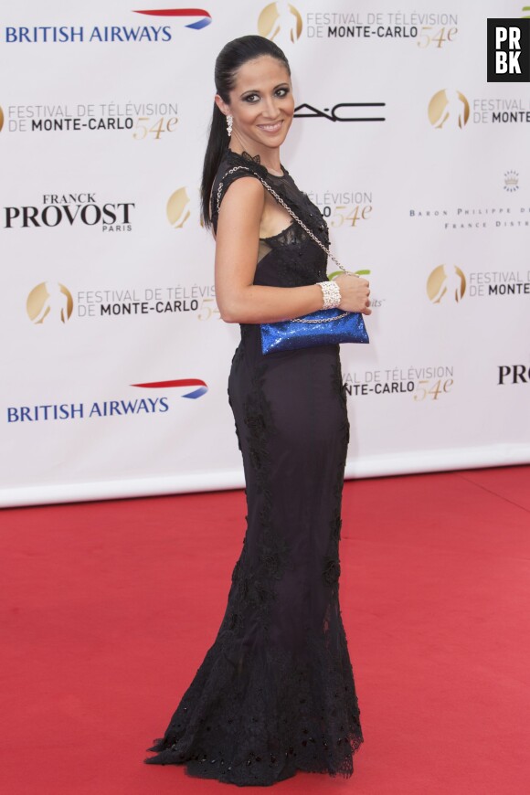 Fabienne Carat au 54ème Festival de télévision de Monte Carlo en juin 2014