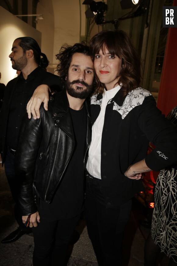 Daphné Bürki et Gunther Love au lancement de la FIAC 2014, le 22 octobre au Grand Palais