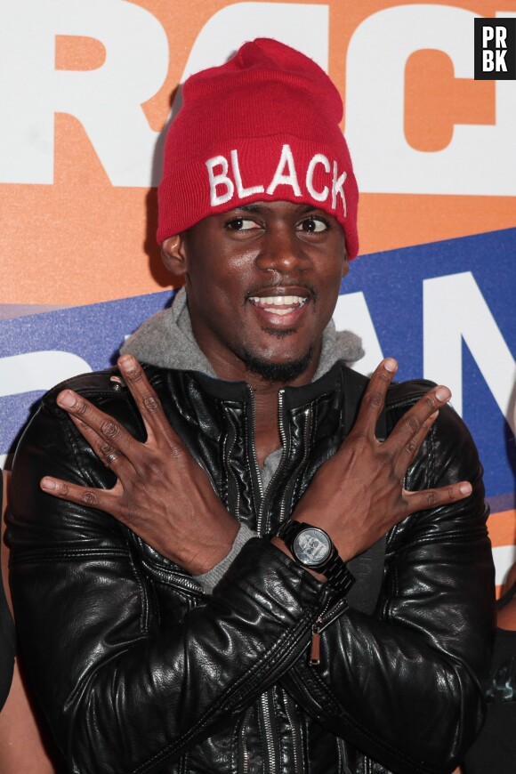 Black M à la cérémonie des Trace Urban Music Awards 2014, le 22 octobre au Casino de Paris