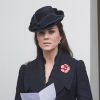 Kate Middleton enceinte et sombre pour le "Remembrance Sunday", le 9 novembre 2014 à Londres