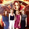 Hunger Games 3 : Jennifer Lawrence, Elizabeth Banks, Julianne Moore et Natalie Dormer à Londres (9 novembre 2014)