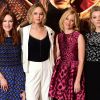 Hunger Games 3 : l'équipe du film (Jennifer Lawrence, Elizabeth Banks, Julianne Moore et Natalie Dormer à Londres) le 9 novembre 2014