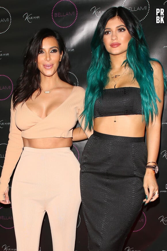 Kim Kardashian et Kylie Jenner à Los Angeles, le 13 novembre 2014