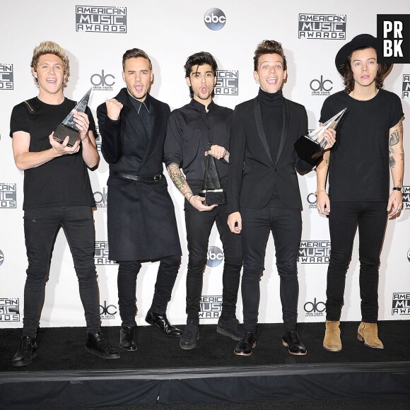 One Direction gagnants aux American Music Awards 2014 le 23 novembre 2014
