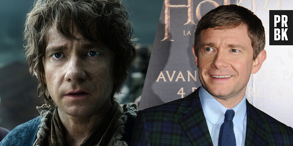 Martin Freeman avant et après sa transformation pour Le Hobbit