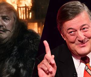 Stephen Fry avant et après sa transformation pour Le Hobbit