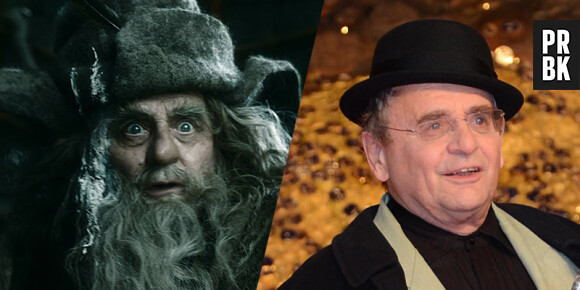 Sylvester McCoy avant et après sa transformation pour Le Hobbit