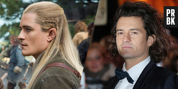 Orlando Bloom avant et après sa transformation pour Le Hobbit