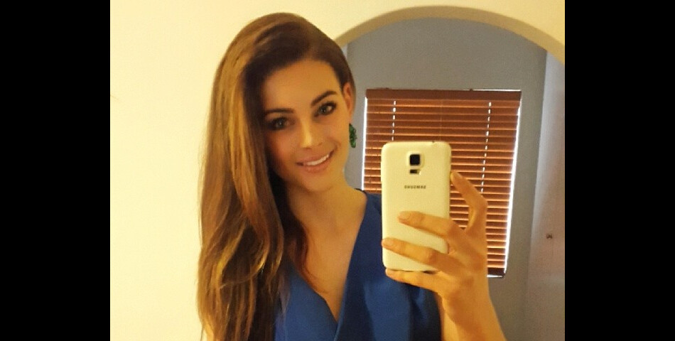  Rolene Strauss (Miss Monde 2014): selfie souriant sur Instagram 