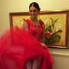 Rolene Strauss (Miss Monde 2014) dans une robe de soirée rouge très sexy sur Instagram