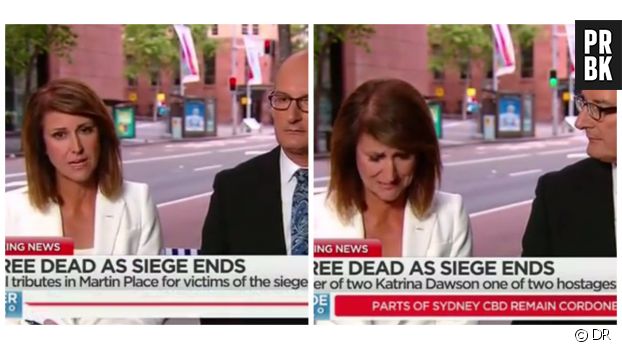  Une journaliste découvre en direct qu&#039;elle connaît une des victimes à Sydney 