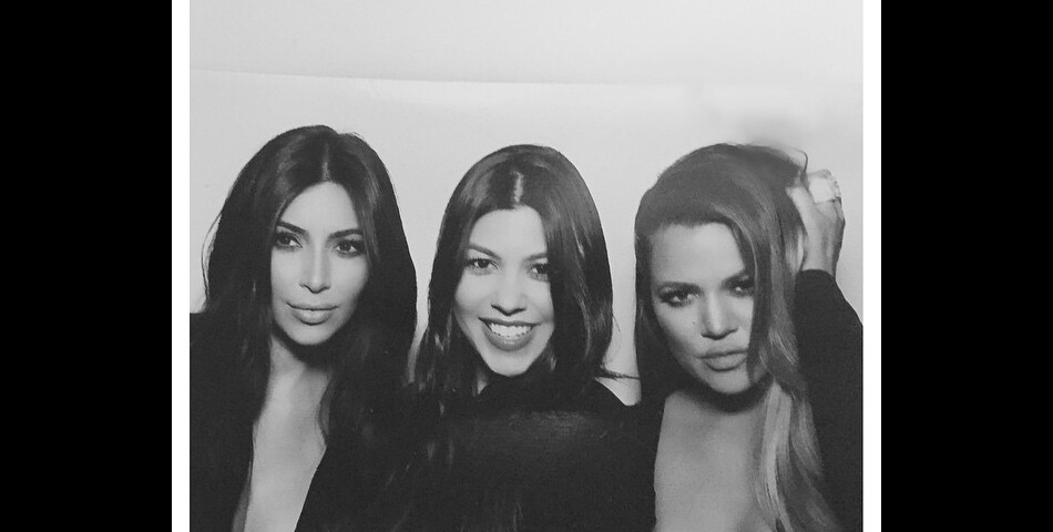  Kim, Klhoe et Kourtney Kardashian sur Instagram, le 27 d&amp;eacute;cembre 2014 