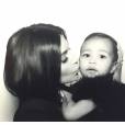  Kim Kardashian avec North sur Instagram, le 27 d&eacute;cembre 2014 