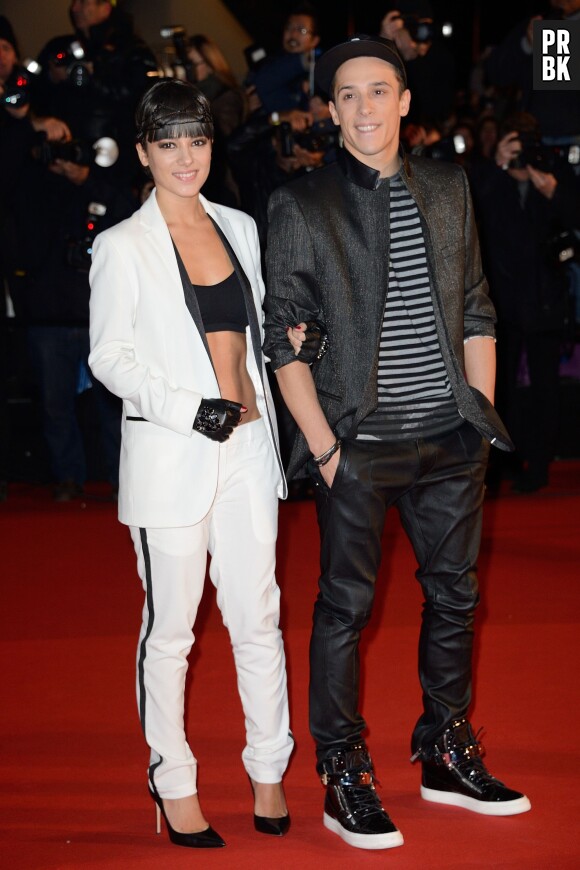 Alizée et Grégoire Lyonnet en couple aux NRJ Music Awards 2014, le 14 décembre 2013 à Cannes