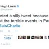 Attentat à Charlie Hebdo : Hugh Laurie se mobilise