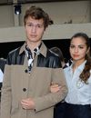  Ansel Elgort et Violetta Komyshan : le couple au premier rang du d&eacute;fil&eacute; Dior, le 28 juin 2014 &agrave; Paris 