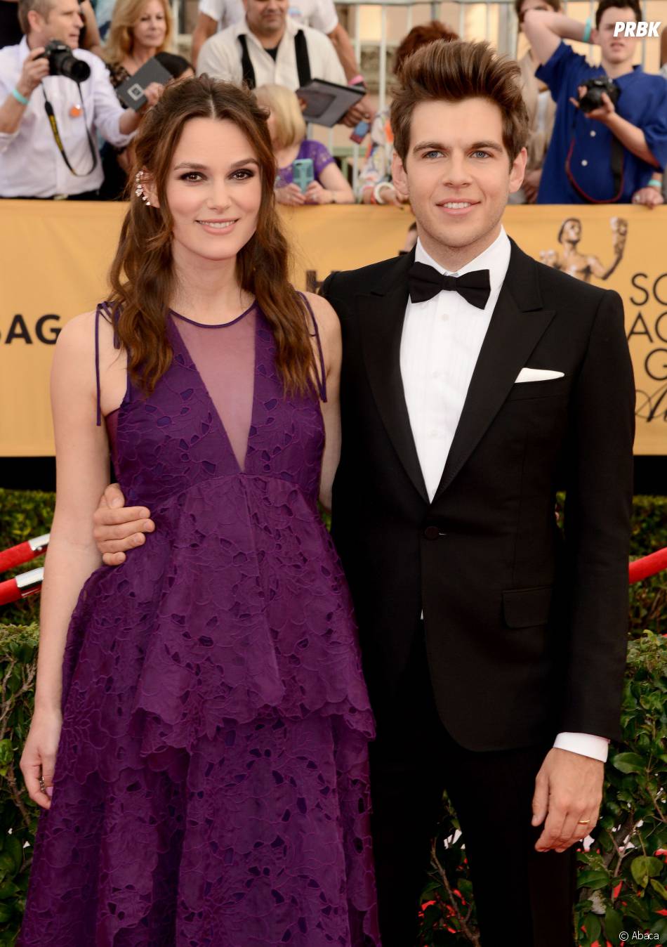 Keira Knightley et son mari James Righton aux SAG Awards 2015, le 25