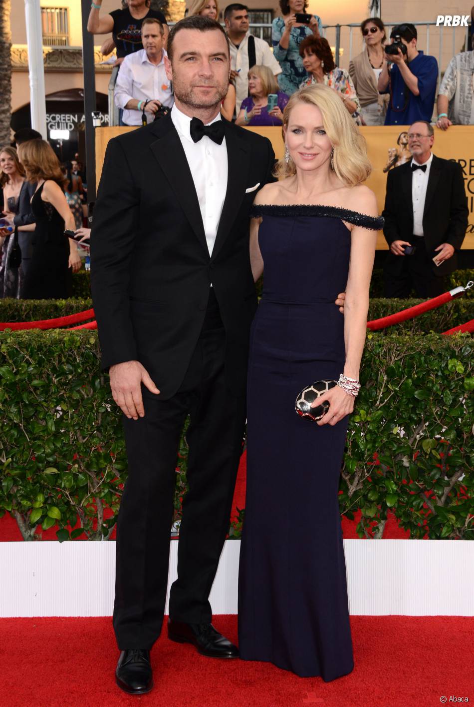 Liev Schreiber Et Sa Nouvelle Compagne Naomi Watts et Liev Schreiber en couple aux SAG Awards 2015, le 25