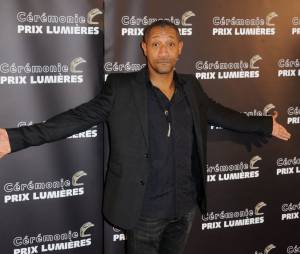 Edouard Montoute aux Prix Lumières 2015 à Paris le 2 février 2015
