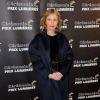 Karin Viard récompensée aux Prix Lumières 2015 à Paris le 2 février 2015