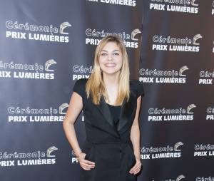 Louane Emera récompensée aux Prix Lumières 2015 à Paris le 2 février 2015
