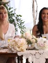 Glee saison 6, épisode 8 : Heather Morris et Naya Rivera sur une photo