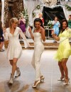 Glee saison 6, épisode 8 : Amber Riley, Heather Morris, Naya Rivera et Vanessa Lengies sur une photo