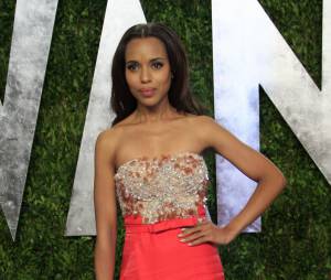 Kerry Washington sublime &agrave; la soir&eacute;e Vanity Fair des Oscars 2013