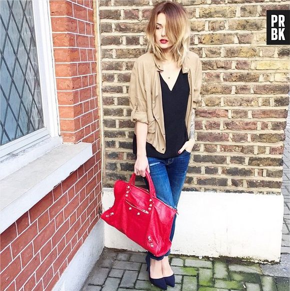 Caroline Receveur : photo de son look à Londres