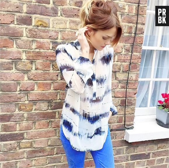 Caroline Receveur : photo de son look à Londres