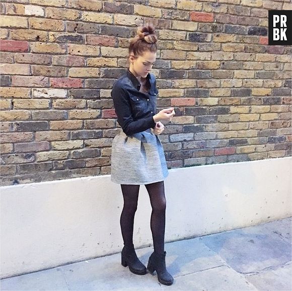 Caroline Receveur : photo de son look à Londres