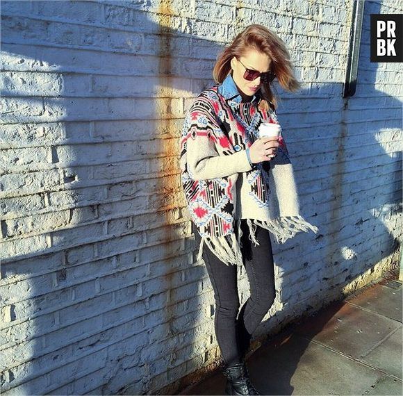 Caroline Receveur : photo de son look à Londres