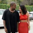 Kim Kardashian et Kanye West : regard complice et amoureux au brunch pr&eacute; Grammy Awards 2015 de Roc Nation, le 7 f&eacute;vrier 2015 &agrave; Los Angeles 