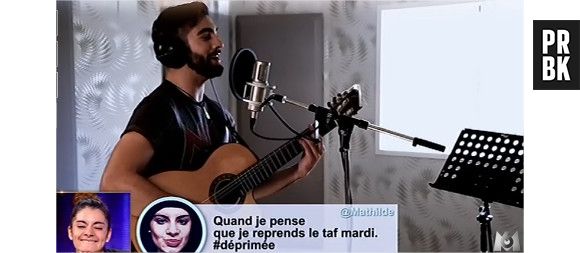 Kendji Girac chante des tweets dans Tout Peut Arriver sur M6, le 11 février 2015
