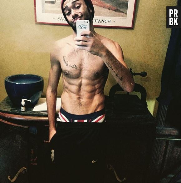 Julien Guirado sexy torse nu sur Instagram, le 8 février 2015