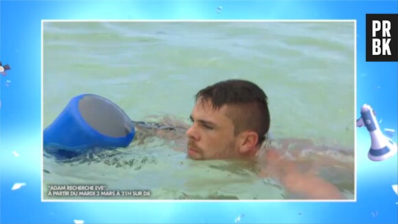 Adam recherche Eve nage sur de nouvelles images de la nouvelle télé-réalité de D8