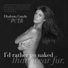 Elisabetta Canalis nue pour la PETA dans une campagne sexy