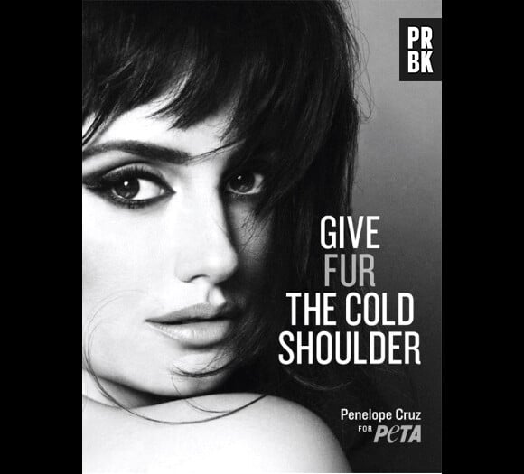 Penélope Cruz nue pour la PETA dans une campagne sexy