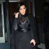 Kim Kardashian sexy à la Fashion Week de New York le 14 janvier 2015