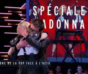 Madonna en larmes et &eacute;mue face &agrave; Luz dans le Grand Journal