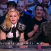 Madonna en larmes et émue dans le Grand Journal